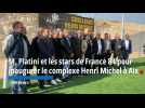 M. Platini et les stars de France 84' pour inaugurer le complexe Henri Michel