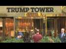 Election USA: Extérieur de la Trump Tower à New York