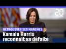 Kamala reconnaît sa défaite : son discours résumé en trois minutes