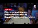 VIDEO. Élections américaines : Barack Obama félicite Donald Trump pour sa victoire