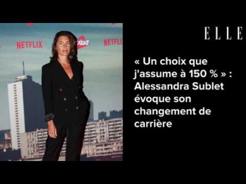 VIDEO :  Un choix que j'assume  150 %  : Alessandra Sublet voque son changement de carrire