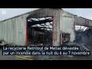 La recyclerie de Mellac dévastée par un incendie dans la nuit