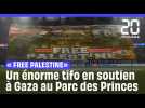 PSG : Un énorme tifo en soutien à Gaza et au Liban au Parc des Princes