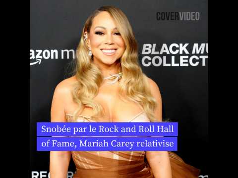 VIDEO : Snobe par le Rock and Roll Hall of Fame, Mariah Carey relativise