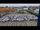 Une flash mob au collège pour dire « Non Au Harcèlement »