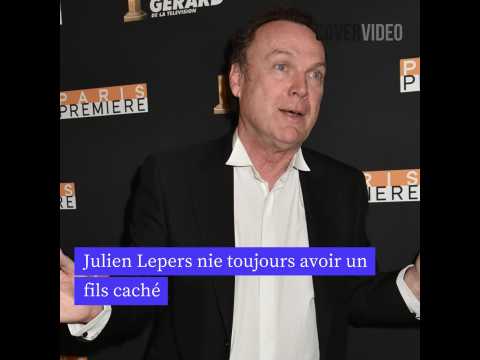 VIDEO : Julien Lepers nie  nouveau avoir un fils cach