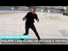 Philippe Candeloro de retour à la patinoire des 3 Seine à Troyes pour présenter son futur spectacle