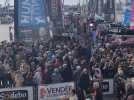 Sables d'Olonne: la folie du Vendée globe.