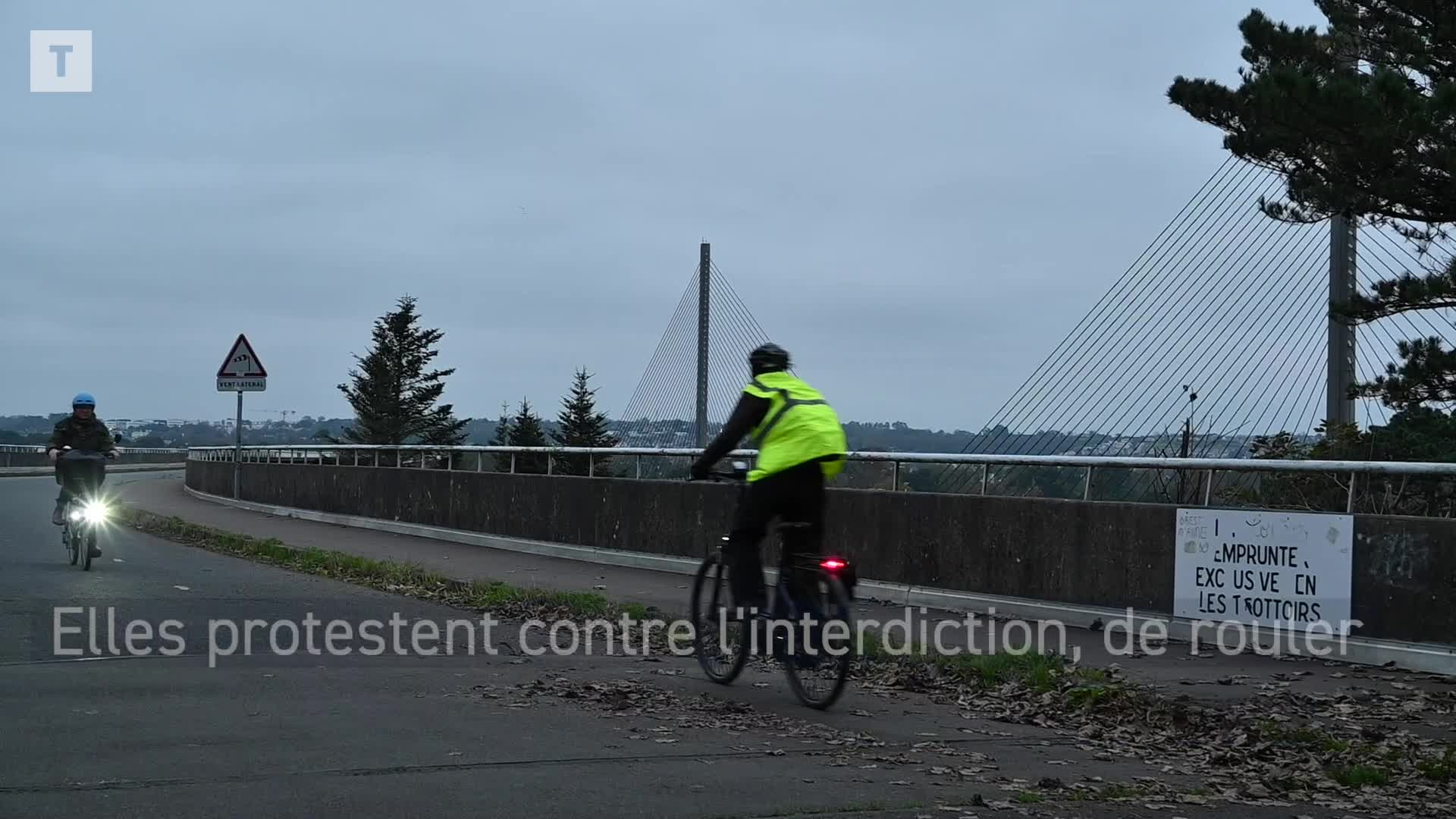 Voiturettes interdites sur le vieux pont de Plougastel : une décision « aberrante » qui ne passe pas [Vidéo]