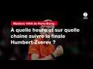 VIDÉO. Masters 1000 de Paris-Bercy. À quelle heure et sur quelle chaîne suivre la finale Humbert-Zverev ?