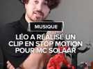 Léo a réalisé un clip en stop motion pour MC Solaar