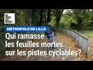 Qui ramasse les feuilles mortes sur les pistes cyclables ?