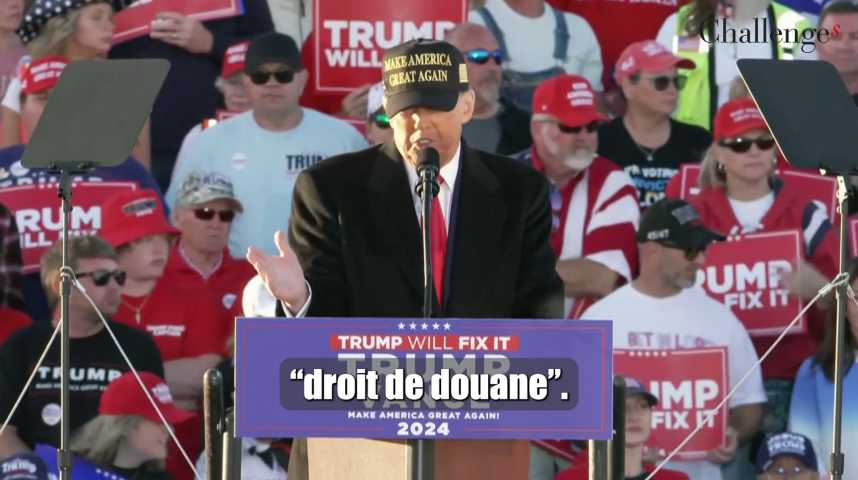 Donald Trump : "Droit de douane est le plus beau mot du dictionnaire"