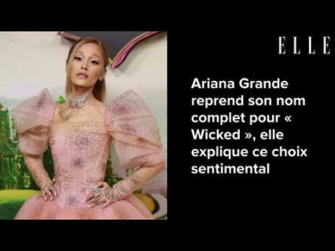 VIDEO : Ariana Grande reprend son nom complet…