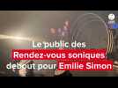 VIDÉO. Le public debout pour Emilie Simon aux Rendez-vous soniques de Saint-Lô