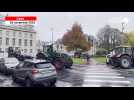 VIDÉO. Colère des agriculteurs : un convoi d'agriculteurs devant la préfecture du Calvados