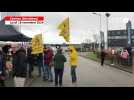 VIDÉO. A Vannes, une trentaine d'agriculteurs de la Confédération paysanne 56 se mobilisent