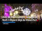 Avec les illuminations, la magie de Noël s'empare déjà du Vieux-Port