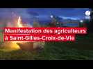 VIDEO. Mobilisation des agriculteurs : « un feu de la colère » allumé à Saint-Gilles-Croix-de-Vie