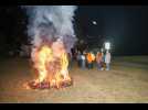 Colère des agriculteurs : les jeunes allument un feu en Haute-Savoie