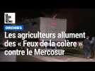 A Orchies, les agriculteurs allument des « Feux de la colère » contre le Mercosur