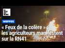 « Feux de la colère » : les agriculteurs des Weppes manifestent sur la RN41