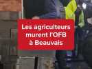 Les agriculteurs en colère murent l'Office français de la biodiversité à Beauvais