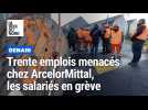 Le site ArcelorMittal de Denain menacé de fermeture, ses salariés en grève