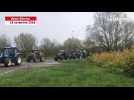 VIDÉO. Colère des agriculteurs : le rond-point de la Mude est bloqué à Niort