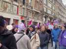 Manifestation à Lille contre les violences sexistes et sexuelles.