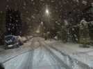 La neige tombe en périphérie bruxelloise