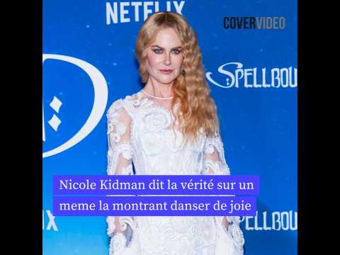 VIDEO : Nicole Kidman dit la vrit sur un meme la montrant danser de joie