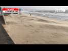 VIDÉO. La plage de La Baule sous les rafales de la tempête Caetano