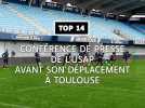 Top 14 conf de presse de l'USAP avant son déplacement à Toulouse