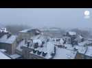 VIDÉO. Une journée sous la neige en Mayenne