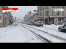 VIDÉO. Neige en Normandie : routes bloquées, réseau téléphonique incertain, Falaise est paralysée