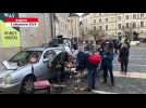 VIDÉO. À Angers, la brocante Toussaint retrouve la place Saint-Eloi et ça devrait perdurer