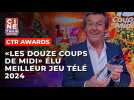 Jean-Luc Reichmann (TF1) reçoit l'Award du meilleur jeu télé 2024 sur le plateau des 