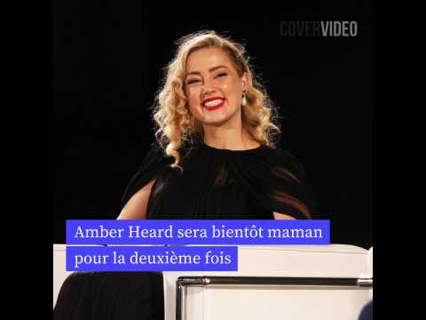 VIDEO : Amber Heard, dj maman d?une fille de trois ans, attend un deuxime enfant