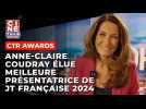 Anne-Claire Coudray (TF1) élue meilleure présentatrice française de JT 2024 - Ciné-Télé-Revue Awards