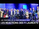 Trophées de la performance : les réactions des lauréats