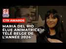 Maria Del Rio (RTL) élue animatrice télé belge de l'année 2024 - Ciné-Télé-Revue Awards