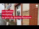 VIDÉO. La gare de Sainte-Pazanne se mue en La Station, un lieu de vie, de travail et de rencontres