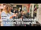 A Reims, une coiffeuse offre des coupes de cheveux aux plus démunis