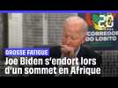 Joe Biden s'endort pendant un Sommet avec des dirigeants en Afrique