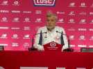 Bruno Genesio, le coach lillois, insiste sur l'aspect mental