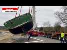 VIDÉO. À Carantec, ce dragueur en bois de 1969 à dit au revoir à la mer