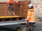 Boulogne : une passerelle en bois remplacée