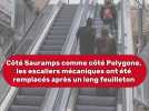 Montpellier : le Triangle a ses nouveaux escaliers mécaniques