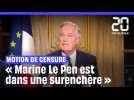 Michel Barnier estime que Marine Le Pen « est rentrée dans une surenchère »